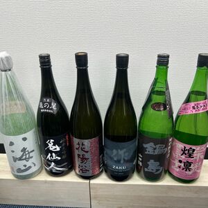 C8　一升瓶6本　各蔵の最新詰め又は飲み頃のお酒　