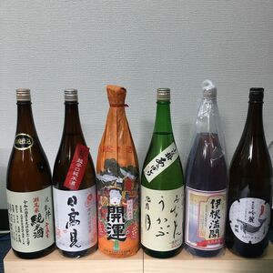 A2 　一升瓶6本　各蔵の最新詰め又は飲み頃のお酒　