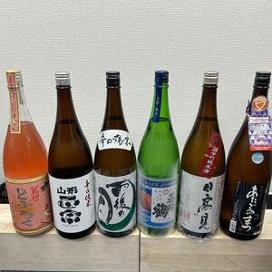 M6　一升瓶6本　各蔵の最新詰め又は飲み頃のお酒　