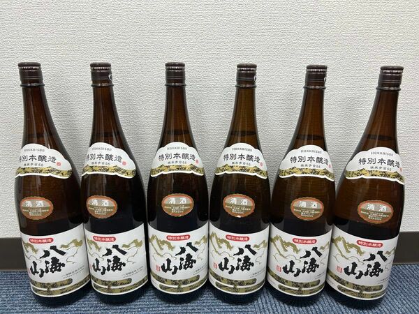 八海山特別本醸造　一升瓶6本　詰め日3ヶ月以内