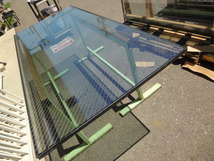 T-472　　引取り限定　エコガラス　NSG　日本板硝子 複層ガラス ペアガラス 約　884ｘ1874ｘ24㎜　明り取り　窓 サッシ関連 DIY リフォーム_画像1
