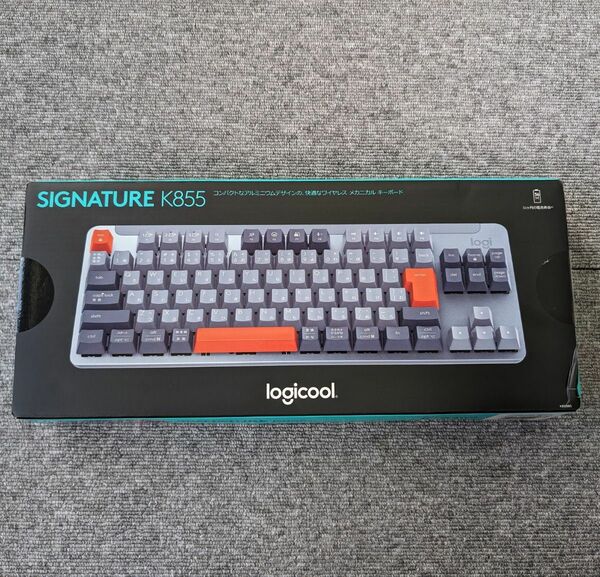 ロジクール SIGNATURE K855 ワイヤレス キーボード 日本語配列 K855BG（ブルーグレー）