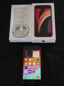 Y!mobile　Apple　iPhone SE 第2世代　64GB　PRODUCT RED プロダクトレッドMHGR3J/A　SIMロック解除済　スマートフォン　動作確認済