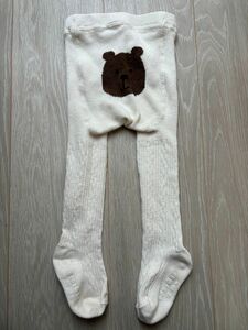 babyGAP タイツ スパッツ くまさんケーブルニットタイツ 12-24 80 90