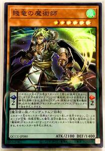 No.3-01446 ＜送料無料＞ QCCU-JP080 賤竜の魔術師 SR スーパーレア 遊戯王 QUARTER CENTURY CHRONICLE side:UNITY