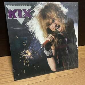 KIX Midnite Dynamite シュリンク レコード LP キックス ハードロック ヘヴィメタル skid row motley crue ac/dc の画像1