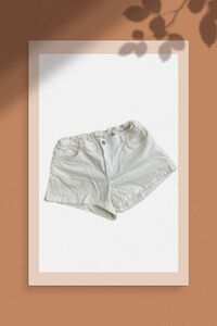 H&M ショートパンツ 短パン ホワイト　40サイズ