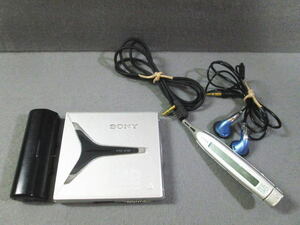 【SONY ソニー MD WALKMAN MZ-E90 ウォークマン 本体 電池ボックス リモコン イヤホン】通電のみ/動作不可/ジャンク