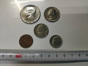 PQK1473580（LEBRTYコインまとめて) 古銭銀貨コイン５枚