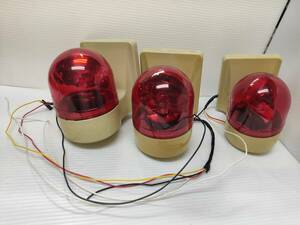 PQK1473598 (PATLITE) WH-100A part light 3 piece together * turning light rotary warning light working light flash 