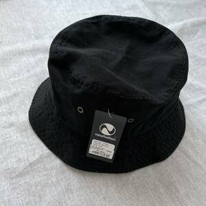 Newhattan New Hattan Cotton Bucket Hat Black Black