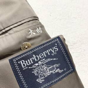 希少L バーバリー【圧巻の千鳥格子柄】BURBERRY テーラードジャケット アンコン ブレザー グレンチェック ブラウン系 ウール 三陽商会 1円の画像6