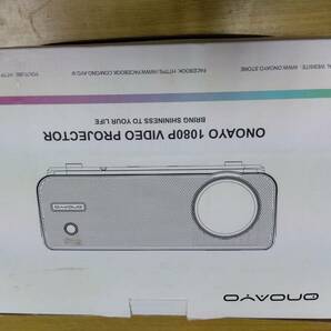 m2 通電確認 ONOAYO 1080P VIDEO PROJECTOR wi-fi接続 デオプロジェクター ミラーリング 会議 ホームシアターの画像1