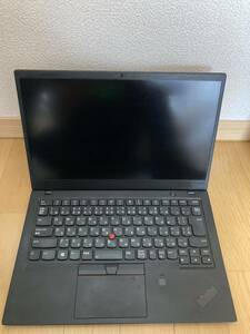 【ジャンク品】レノボノートパソコンシンクパッドLenovo ThinkPad X1 Carbon 6th Generation部品取りや修理転売にも