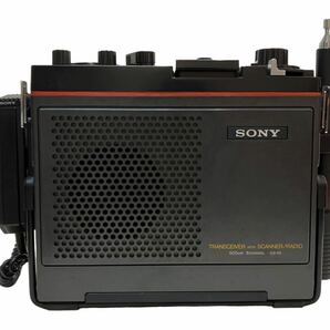 ジャンク SONY ソニー 500mW 8チャンネル スキャナー付きトランシーバー ラジオ付き ICB-R5 [TK24-0407-6]の画像2