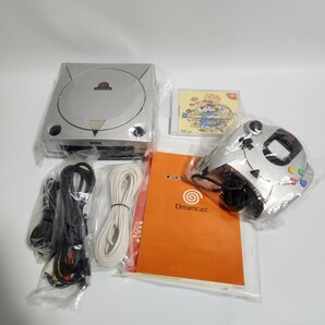 未使用品 SEGA セガ Dream Cast ドリームキャスト本体 LIMITED EDITION シルバーメタリック HKT-3000 メタリックシルバー K1553の画像6