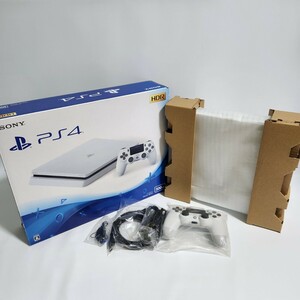 美品 SONY ソニー PS4 本体 CUH-2100A 500GB グレイシャーホワイト PlayStation