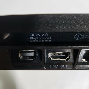 美品 ソニー SONY PS4 動作確認済み 初期化済み CUH-2100A 500GB ジェットブラック プレイステーション PlayStationの画像5
