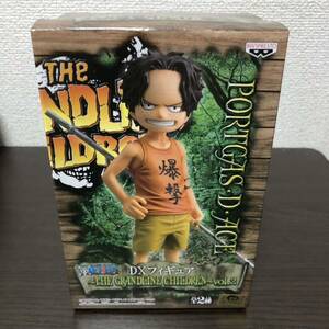 ★未開封品 ワンピース DX DXF THE GRANDLINE MEN CHILDREN チルドレン エース フィギュア 箱反りあり B-10