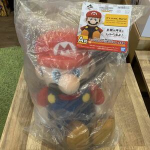 未開封品 一番くじ スーパーマリオ A賞 マリオのおしゃべりぬいぐるみ いつでもマリオコレクション