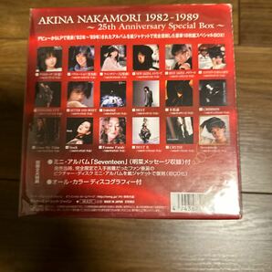 中森明菜 AKINA BOX1982-1989 18CDBOXAKINA 帯付 CD の画像3