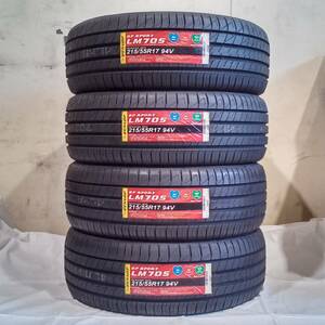 新品*即決 215/55R17 タイヤ 4本セット DUNLOP SP SPORT LM705 日本製 クラウン オデッセイ ヴェゼル ジューク エスティマ