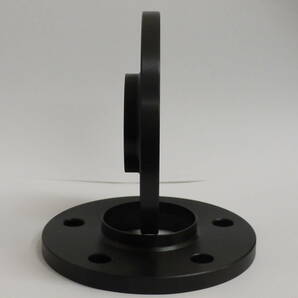 新品 アルミ スペーサー2枚セット ブラック 黒 12mm 5穴 PCD 112 ハブ径66.6mm ワイドトレッドスペーサー (S1822-1)の画像3