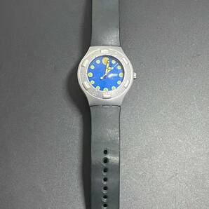 ★1円〜♪★希少品★swatch スウォッチ IRONY SCUBA200 ALUMINIUM SWISS MADE★新品電池交換済み★送料無料★の画像7