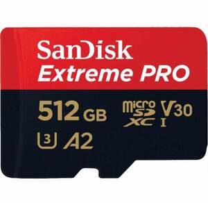 新品 未使用品 !SanDisk Extreme microSDXC 512GB サンディスク　エクストリーム 