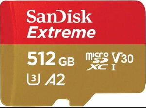 新品 SanDisk Extreme microSDXC 512GB サンディスク　エクストリーム 