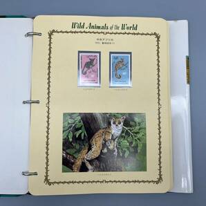 世界の野生動物切手コレクション Ⅰ Ⅱ 2冊 まとめて WILD ANIMALS STAMP COLLECTION 中国切手 パンダ 他多数の画像8