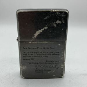 ジャンク ZIPPO ジッポー PAT.2032695 MICHAEL A SCHULER Prsident 刻印 ライター