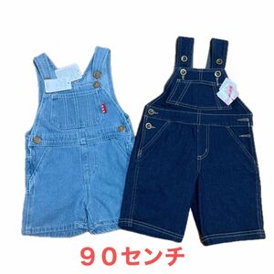 新品　未使用　タグ付き 西松屋　デニム サロペット オーバーオール ベビー キッズ　2枚セット