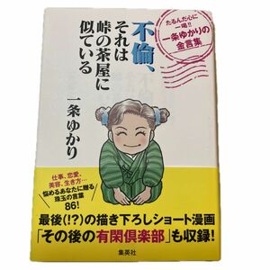 不倫、それは峠の茶屋に似ている　たるんだ心に一喝！！一条ゆかりの金言集 一条ゆかり／著