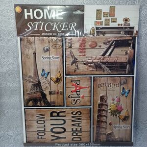 【新品】HOME STICKER ホームステッカー 3D壁紙シール