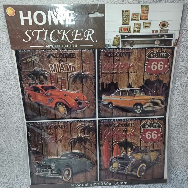 【新品】HOME STICKER ホームステッカー 3D壁紙シール