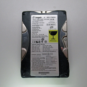 ★☆【送料無料】Seagate シーゲ-ト ST340810A 40G HDD /Ultra ATA100/5400rpm/3.5in　動作品☆★