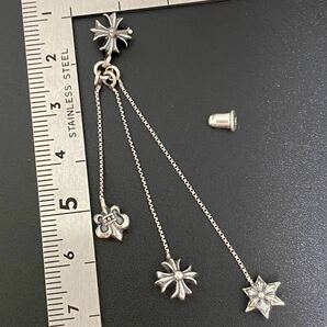 ジョジョピアス シルバー アクセサリー JOJO シルバー925純銀素材 ピアス クロスBS 片耳 1点 jojo Silver925 新品 送料無料の画像6