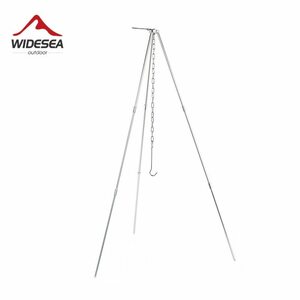  great popularity fire - hanging pot wide camp tripod outdoors camp fire - cookware cooking grill 