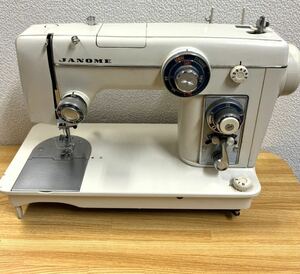 美品 JANOME ジャノメ モデル 801 家庭用ミシン ミシン 裁縫 手工芸 ハンドクラフト ビンテージミシン レトロミシン