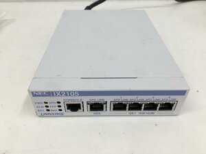 NEC VPN 対応高速アクセスルータ UNIVERGE IX2105　初期化済み　電源ケ－ブル付(2FB6-N3)