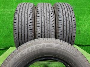 ブリヂストン ブリジストン BS 夏タイヤ 4本セット ECOPIA NH100 185/70R14 2021年 8分山