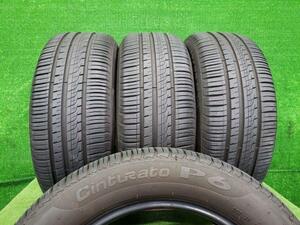 ピレリ PIRELLI 夏タイヤ 4本セット CINTURATO P6 205/55R16 2021年 8分山