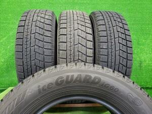 ヨコハマ YOKOHAMA スタッドレスタイヤ 4本セット ICE GUARD IG60 195/65R15 2021年 8分山 IG50 IG70