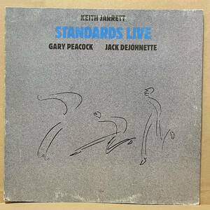 送料無料LP「Keith Jarrett Trio - Standards Live」 ECM Records 　 独盤　Germany ECM 1317 キース ジャレット 