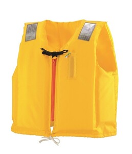  Sakura Mark attaching life jacket small size for ship C-2 yellow 4 put on set life jacket tsunami water . measures disaster prevention 