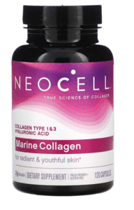NeoCell (ネオセル) マリンコラーゲン 120粒 サプリメント コラーゲン サプリメント ゼラチンカプセルは魚由来 ヒアルロン酸 コラーゲン2 g