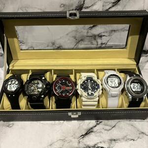 CASIO G-SHOCK他　メンズ腕時計6本セット　ケース付き