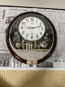 SEIKO CLOCK 掛け時計 AM236B 電波クロック ウェーブシンフォニー セイコー 