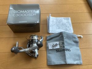 未使用品　シマノ BIOMASTER C3000SDH ダブルハンドル